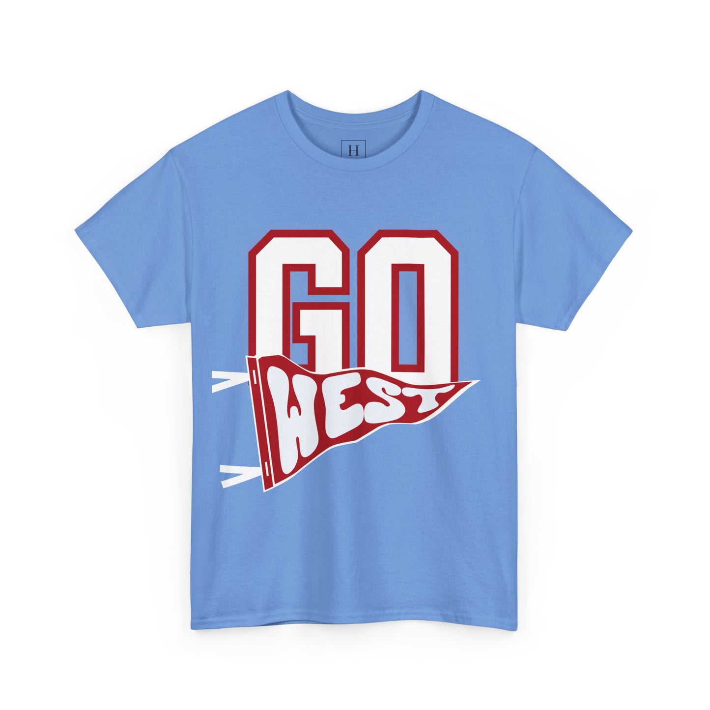 GO WEST Pennant Flag - Unisex