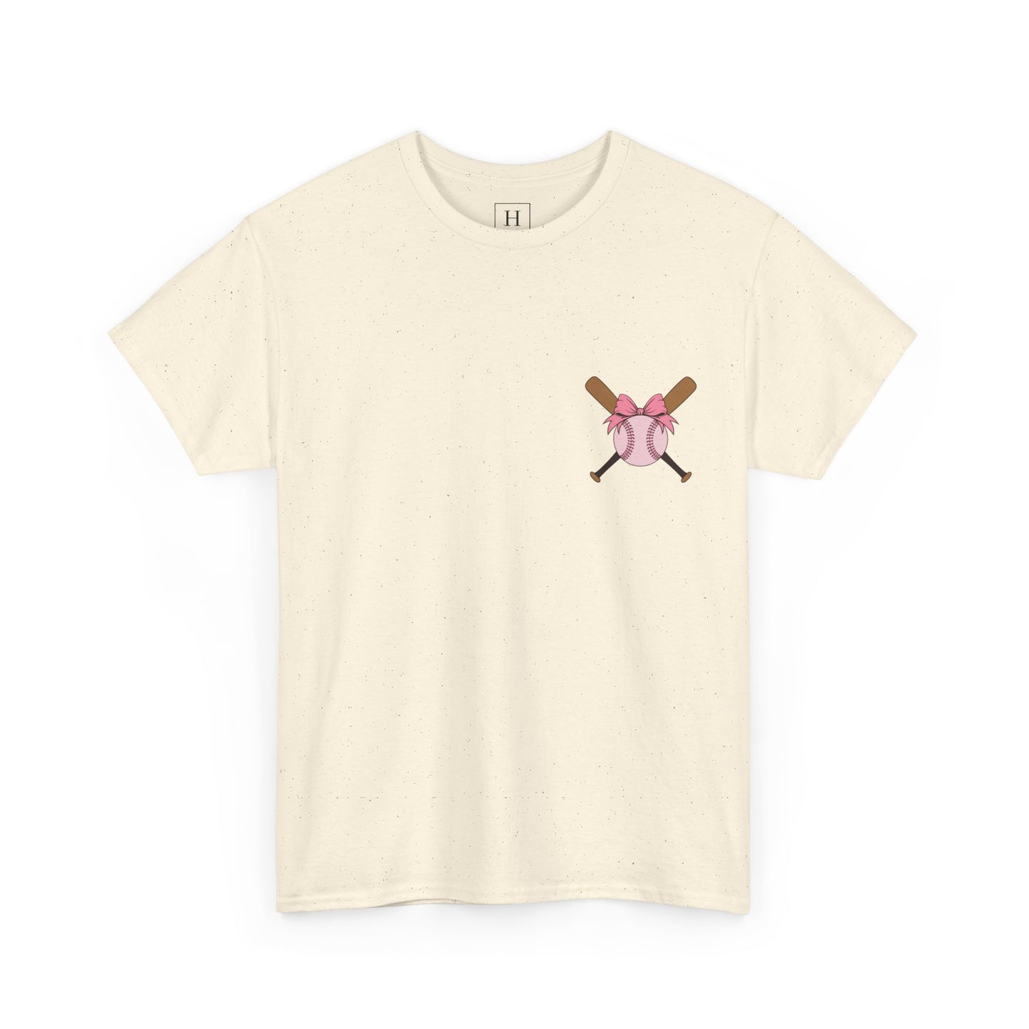 Softball/Baseball Sport Tee (Front & Back) - Unisex Heavy Cotton
