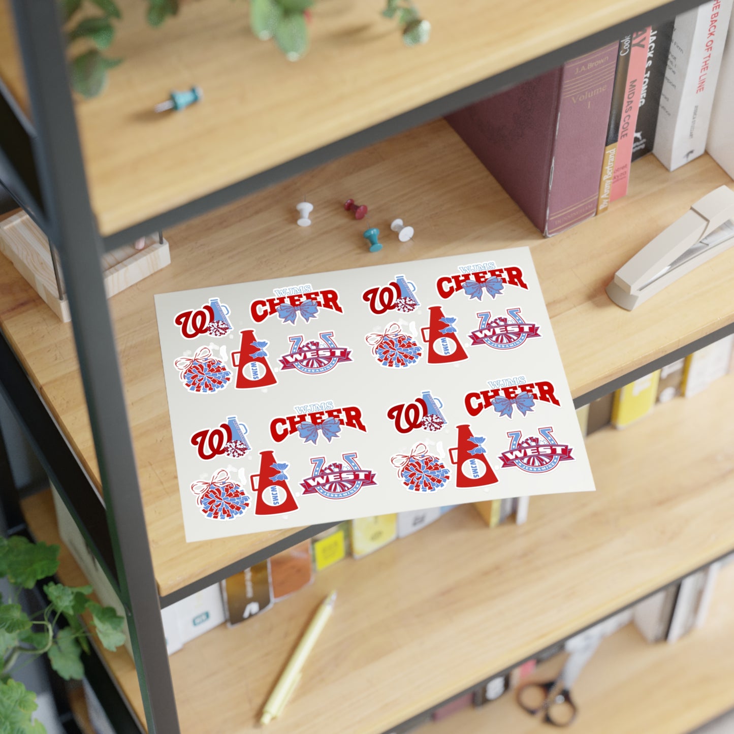 WJMS CHEER STICKERS (20 total)