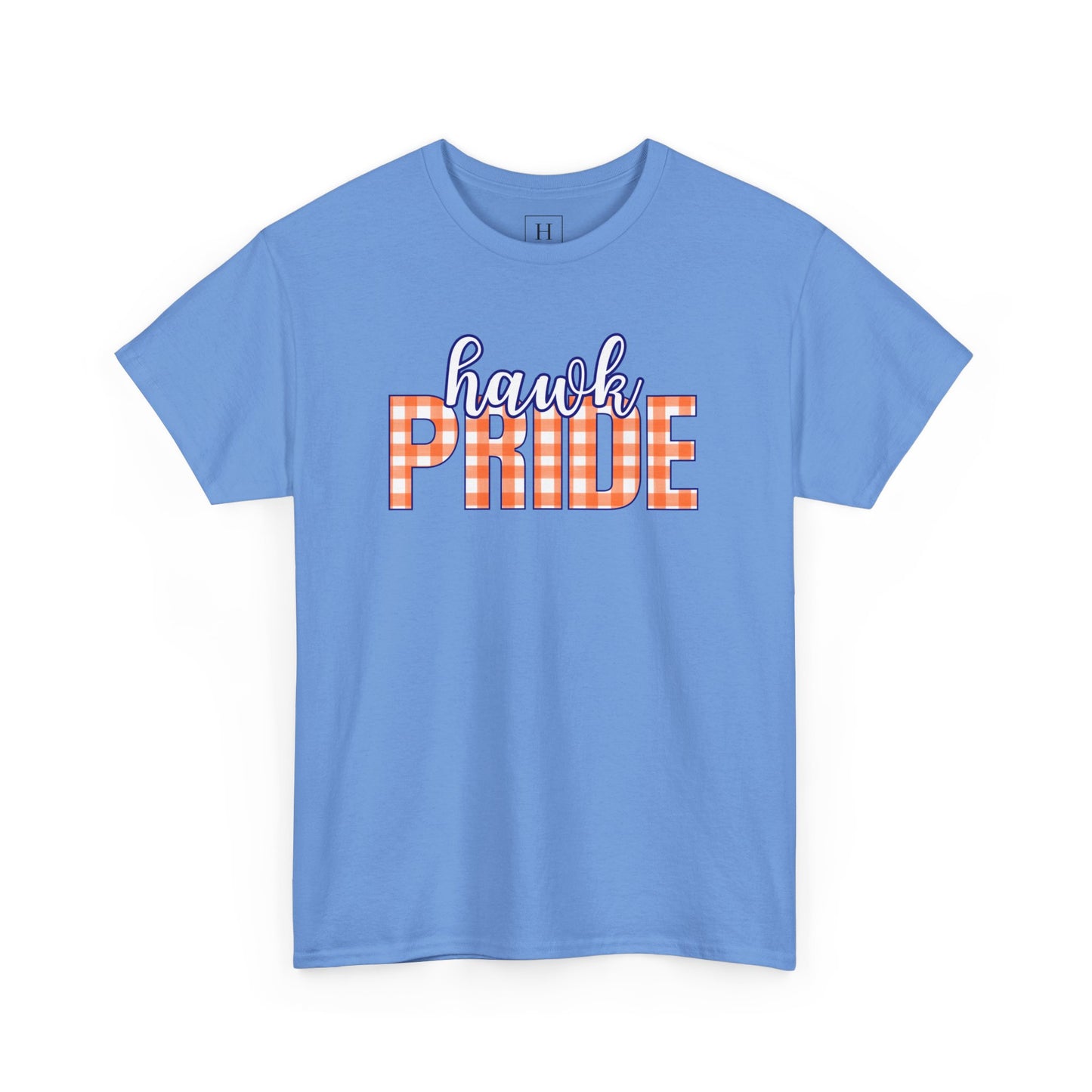 Hawk Orange Plaid Pride T-Shirt