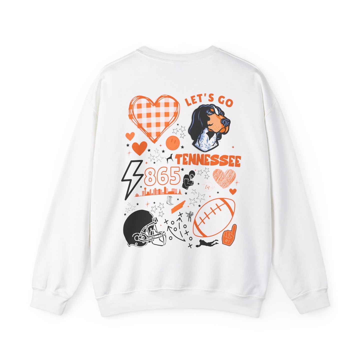 Tennessee (TN) Vols Sweater (Front & Back)