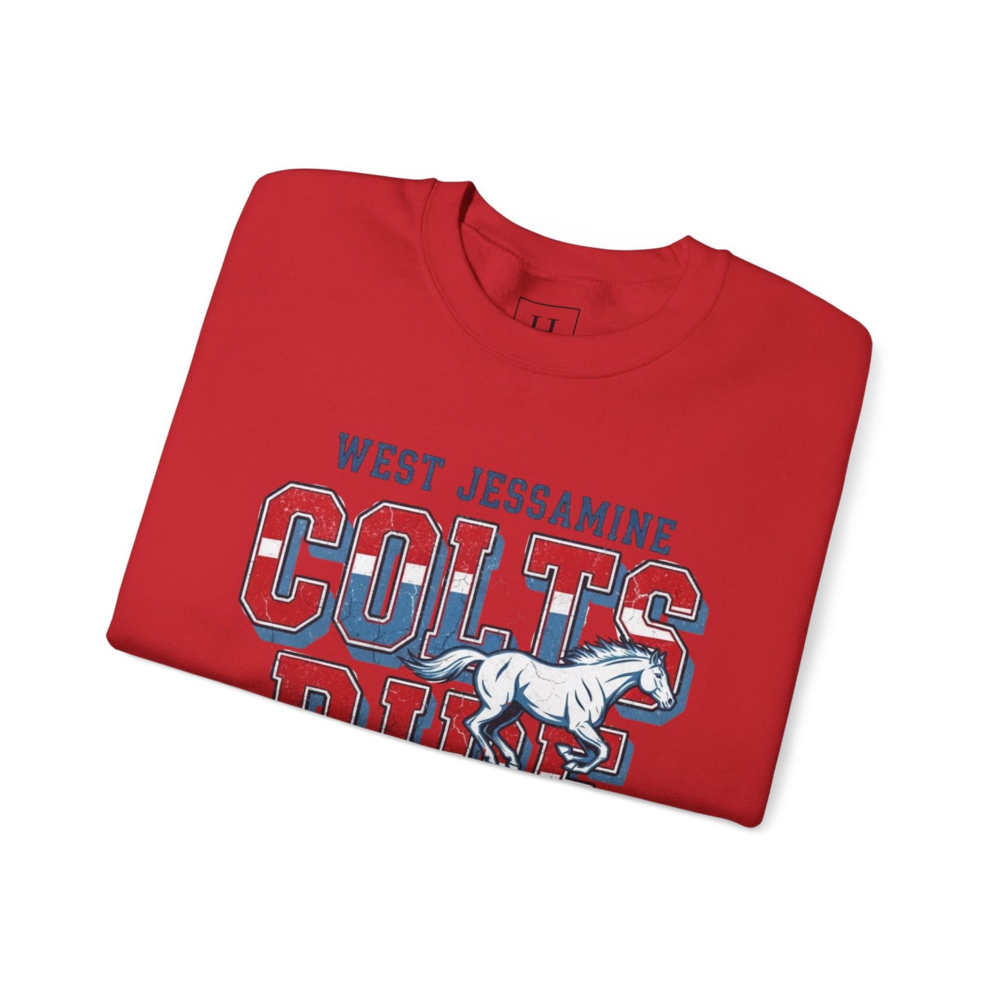 Crewneck Sweatshirt - West Jess RIDE COLTS Sweater