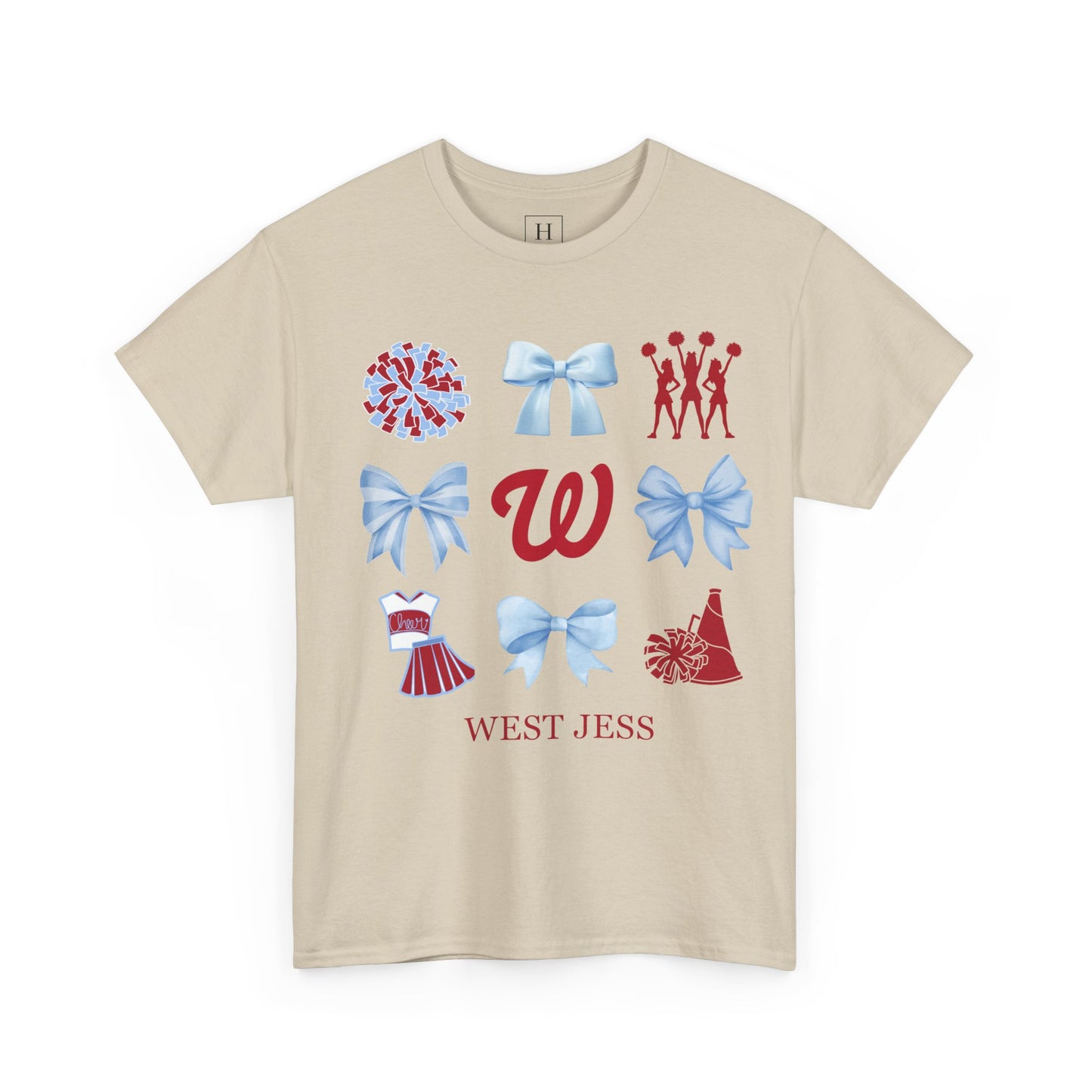 West Jessamine Colts Coquette Cheer Bows - Unisex Tee