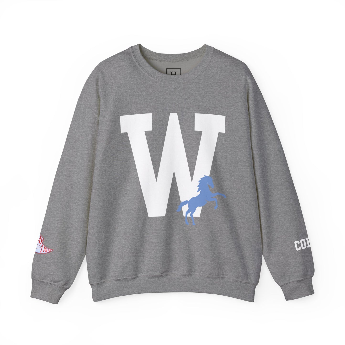 Crewneck Sweatshirt - W HORSE Colts Sweater West Jessamine
