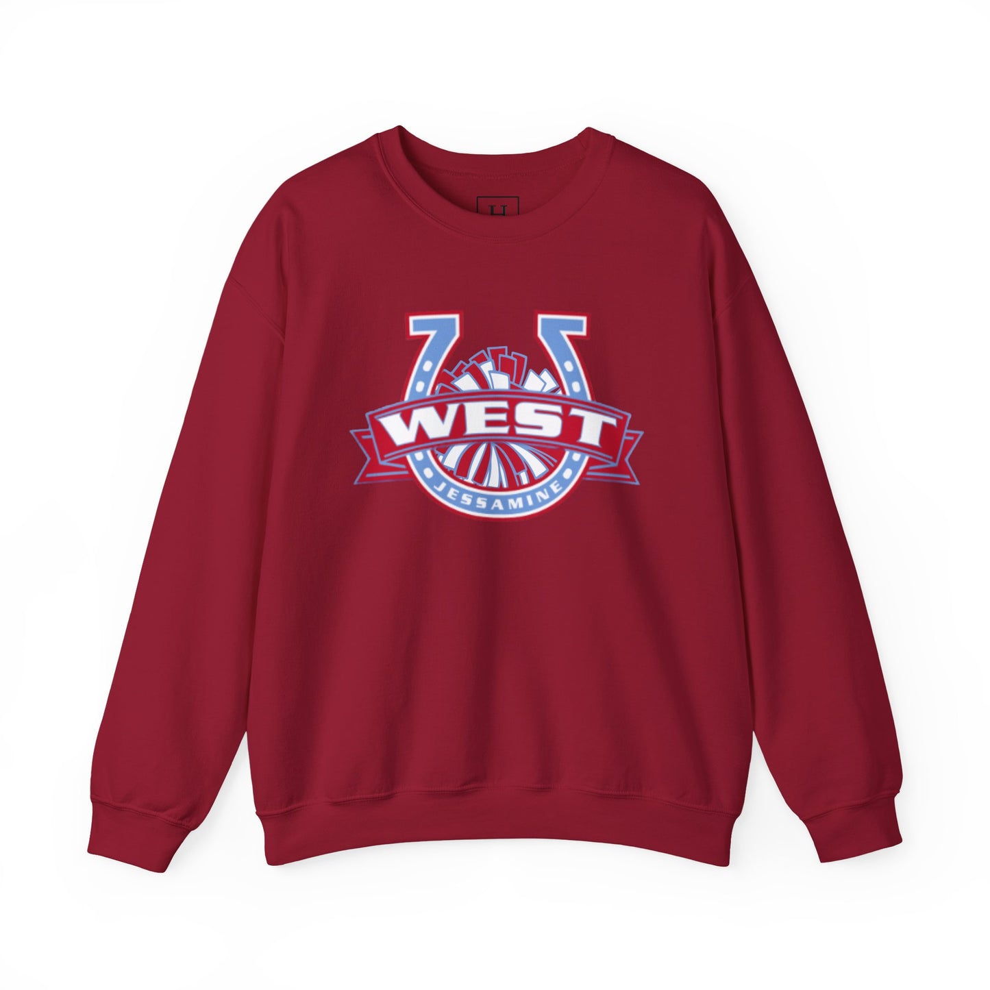 West Jessamine Horseshoe Logo w/ Pom Sweatshirt