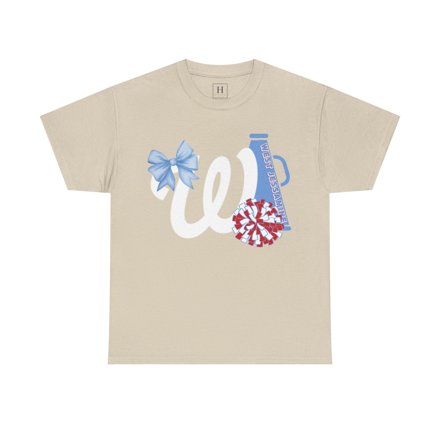 West Jessamine Cheer Bow & Poms - Unisex Shirt
