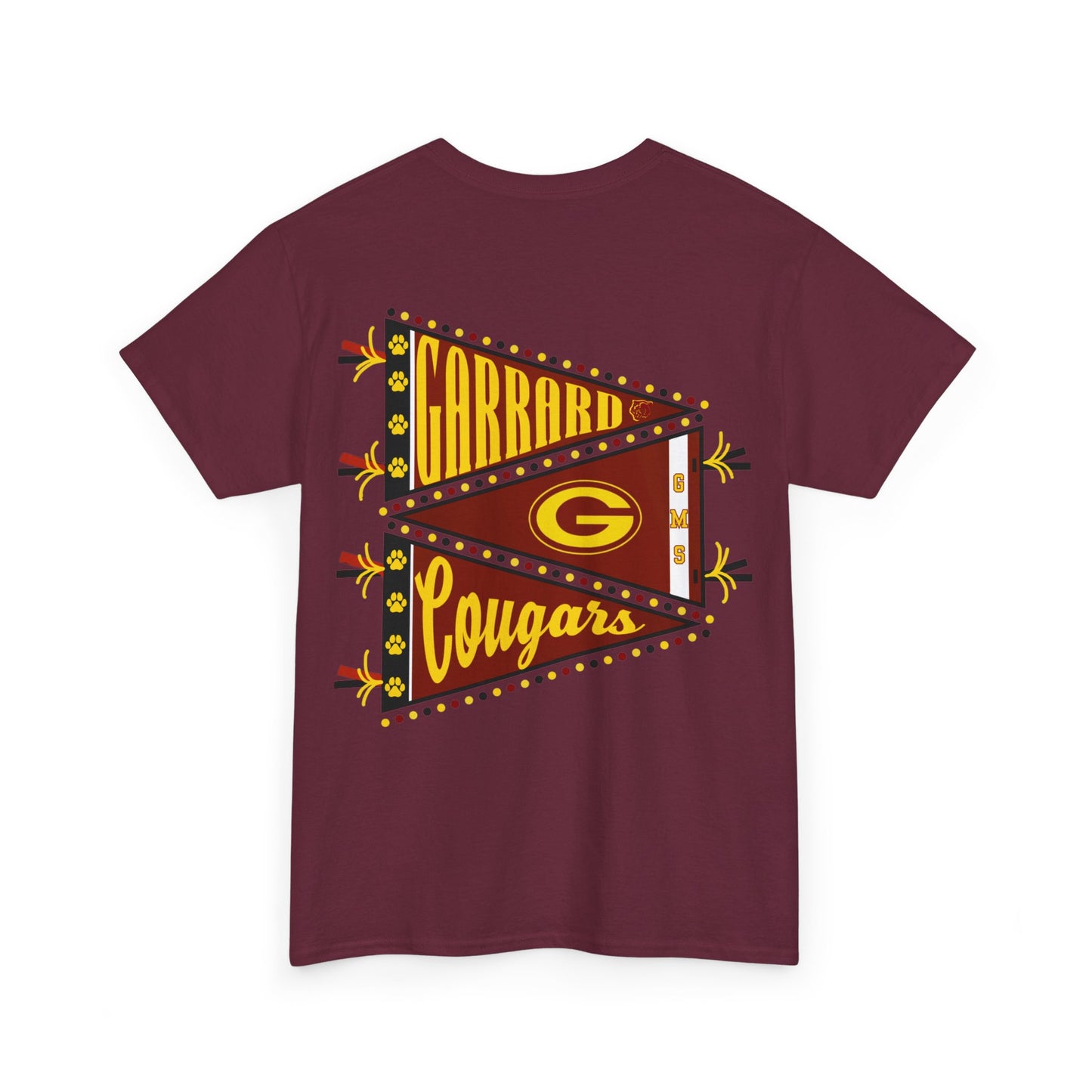 Garrard Middle Cougars Pride T-Shirt (Front & Back)