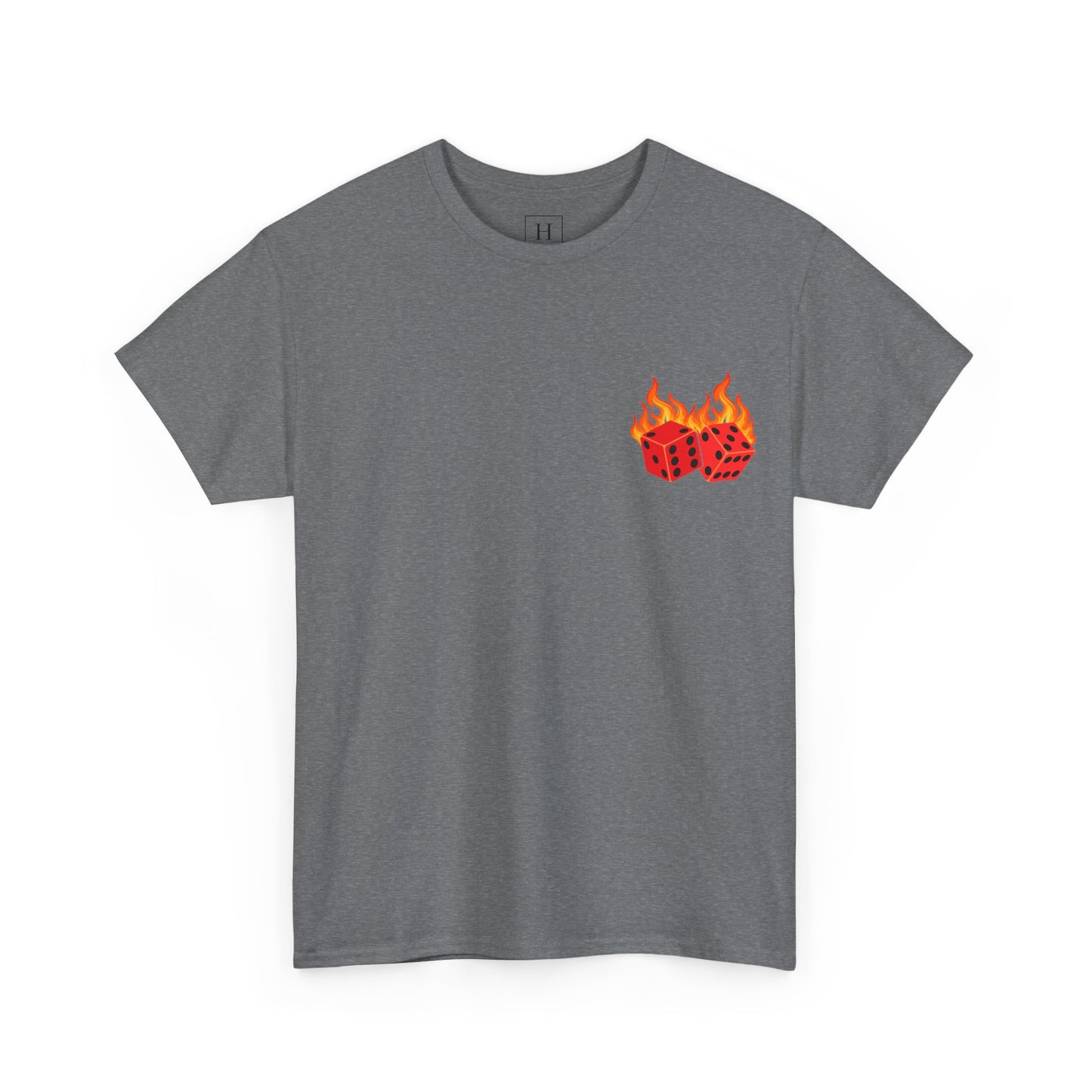 NO LUCK JUST JESUS DICE CHRISTIAN SHIRT (Front and Back)