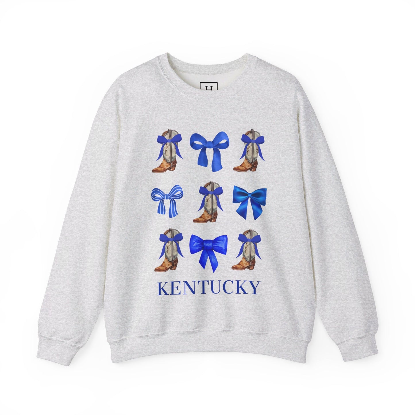 Kentucky Wildcats Coquette Cowgirl Boots & Bows Sweater