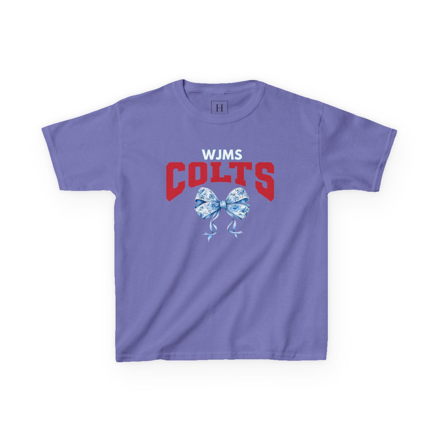 YOUTH - WJMS COLTS Coquette Bow Tee