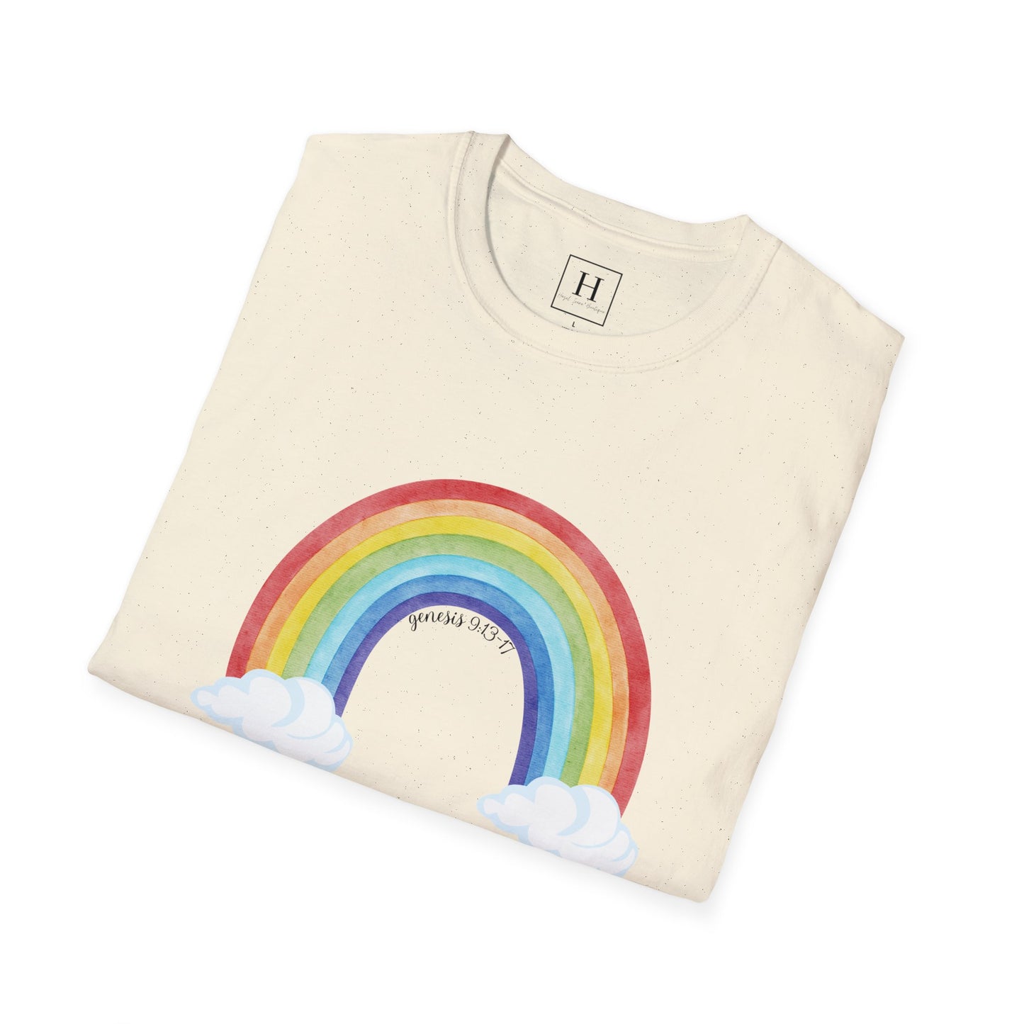 Rainbow God's Promise Genesis 13 Christian T-shirt