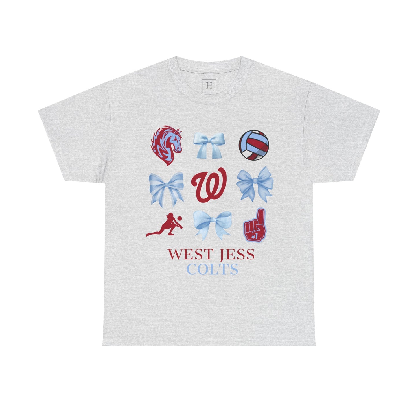 Volleyball Coquette Bows Unisex Tee - West Jessamine