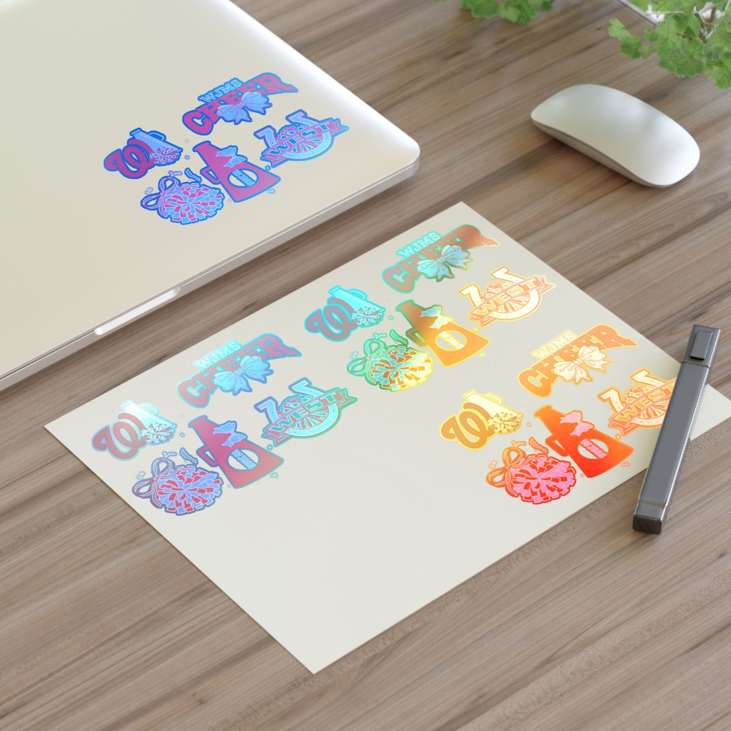 WJMS CHEER STICKERS (20 total)