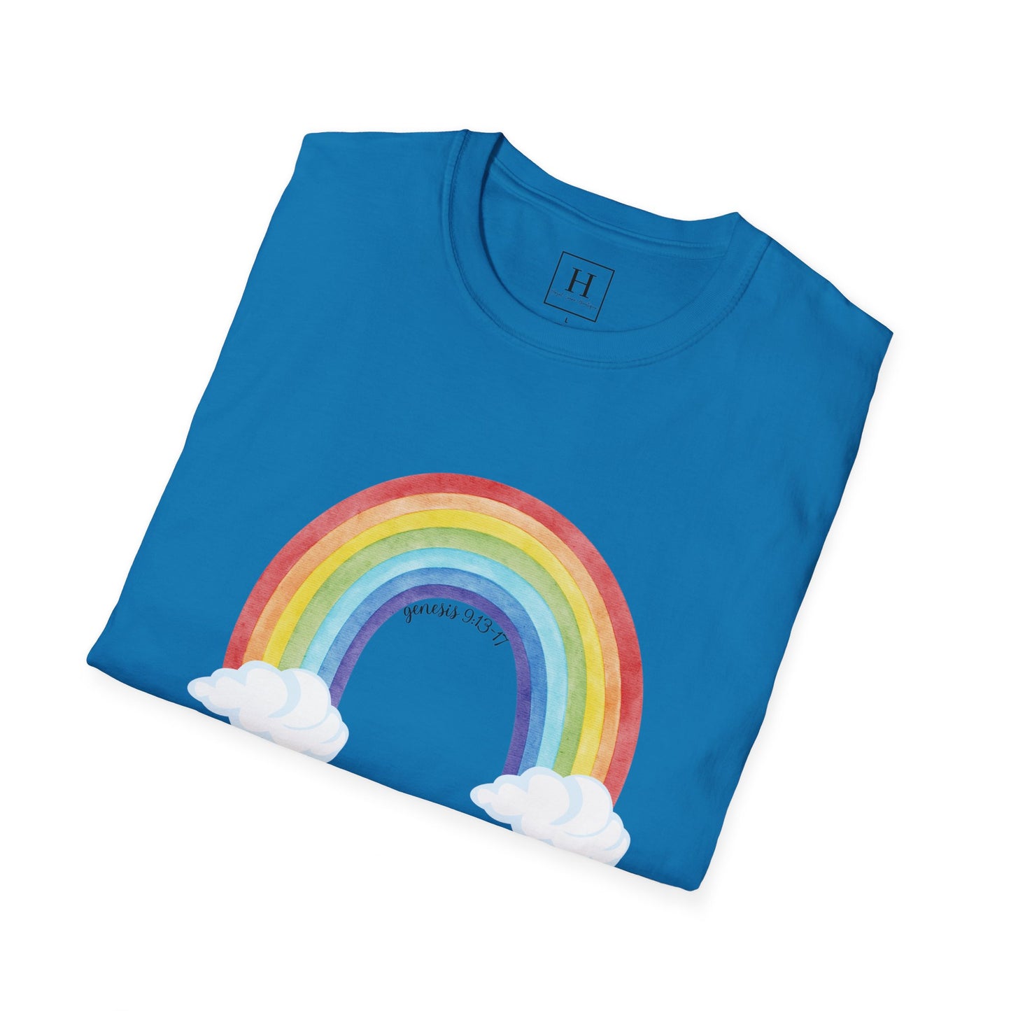 Rainbow God's Promise Genesis 13 Christian T-shirt