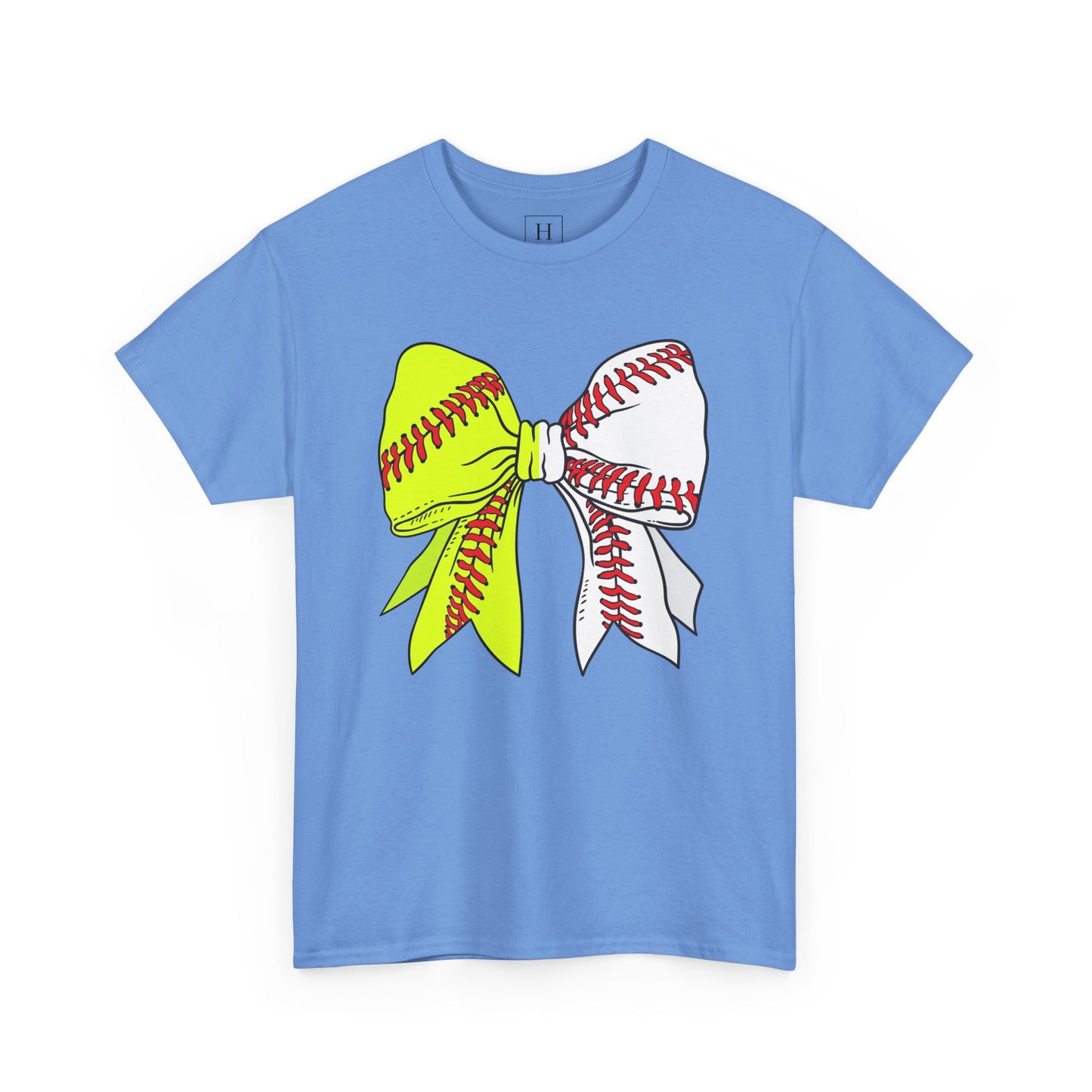 Softball Baseball Bow Unisex Tee - Sports Mama