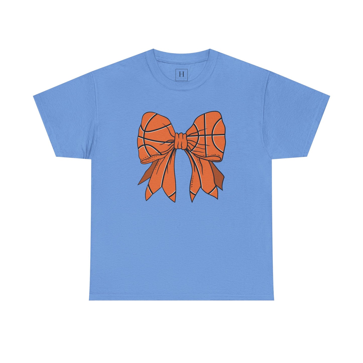 Basketball Sport Bow Tee - Unisex Heavy Cotton