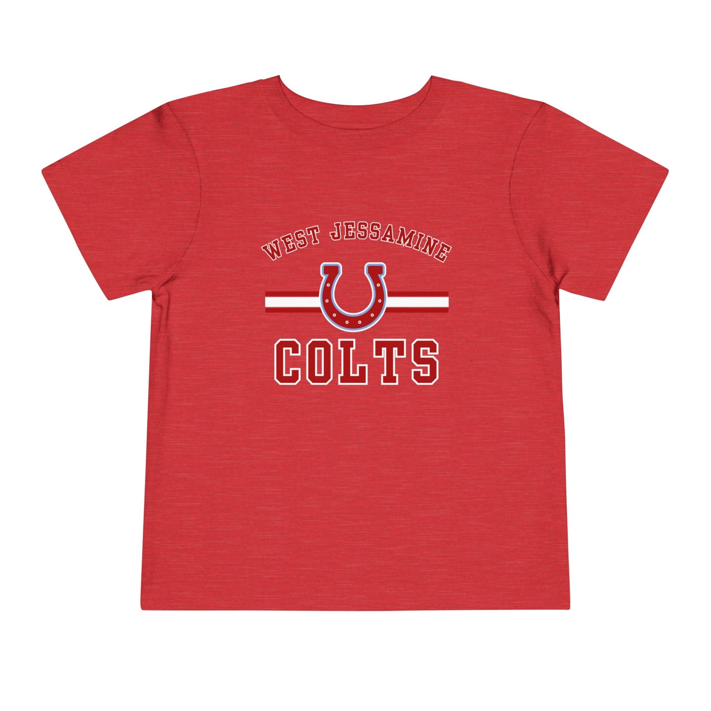 Toddler; West Jessamine Colts with Horseshoe- Unisex T-shirt