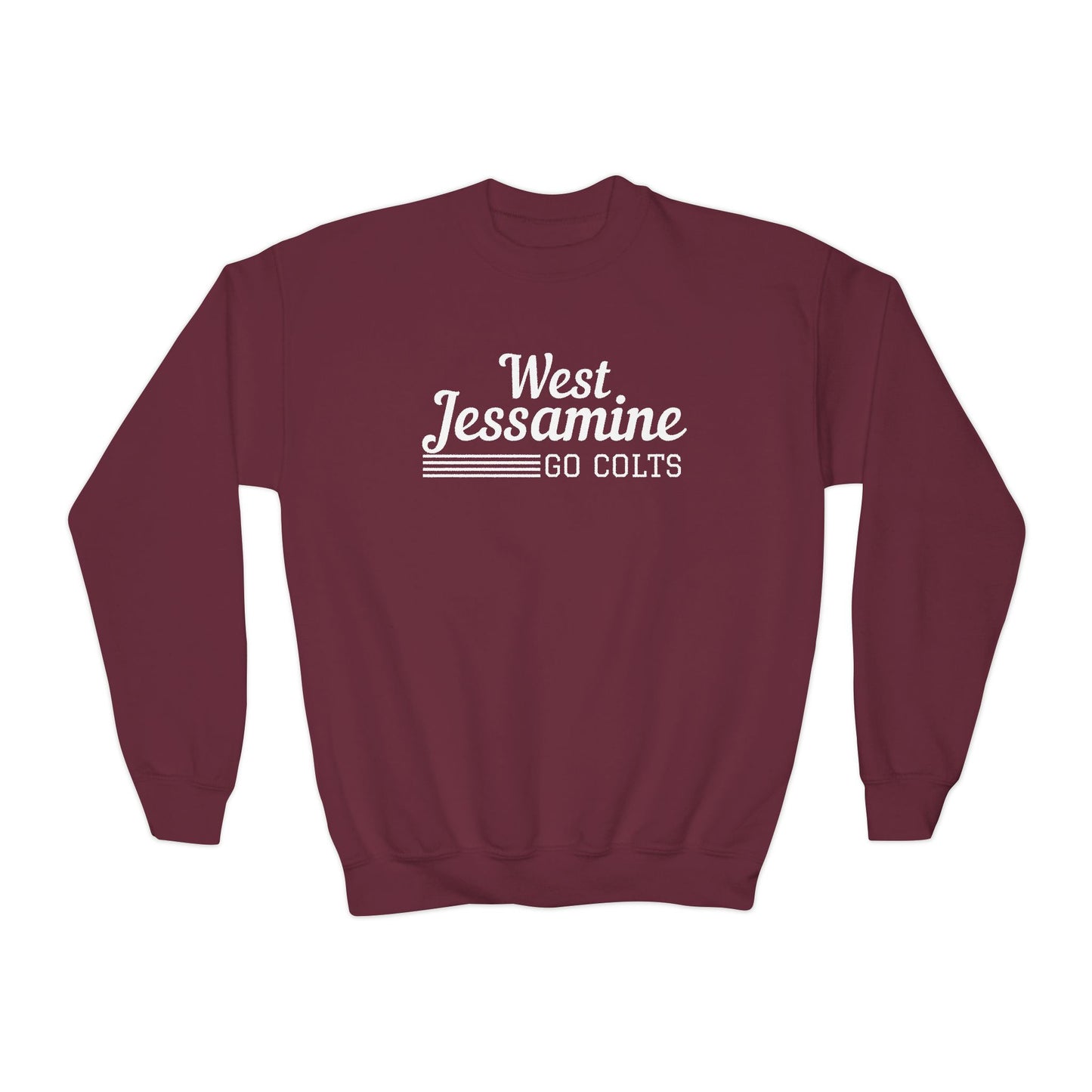 Youth Crewneck Sweatshirt - West Jessamine Colts - Unisex