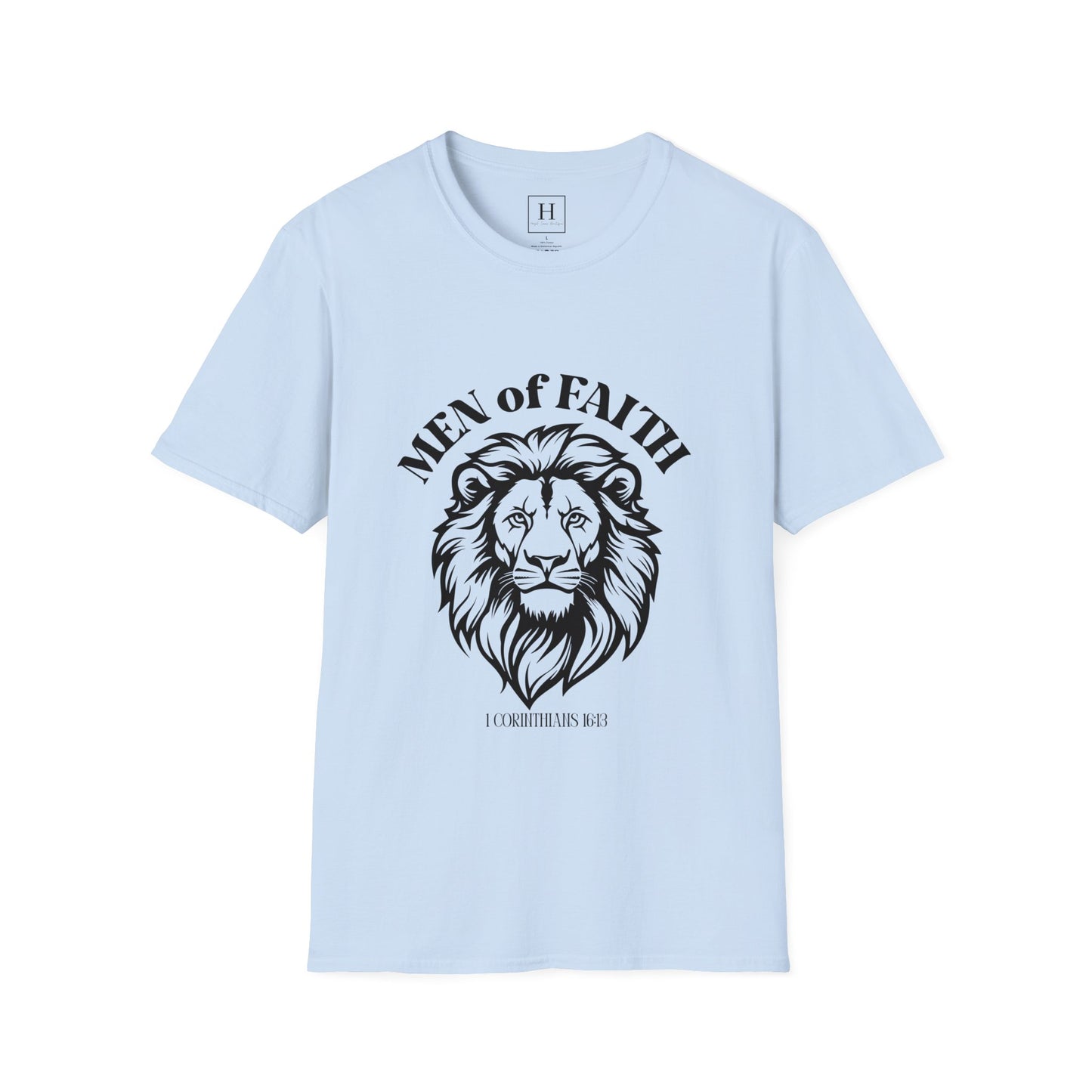 men of faith christian shirt