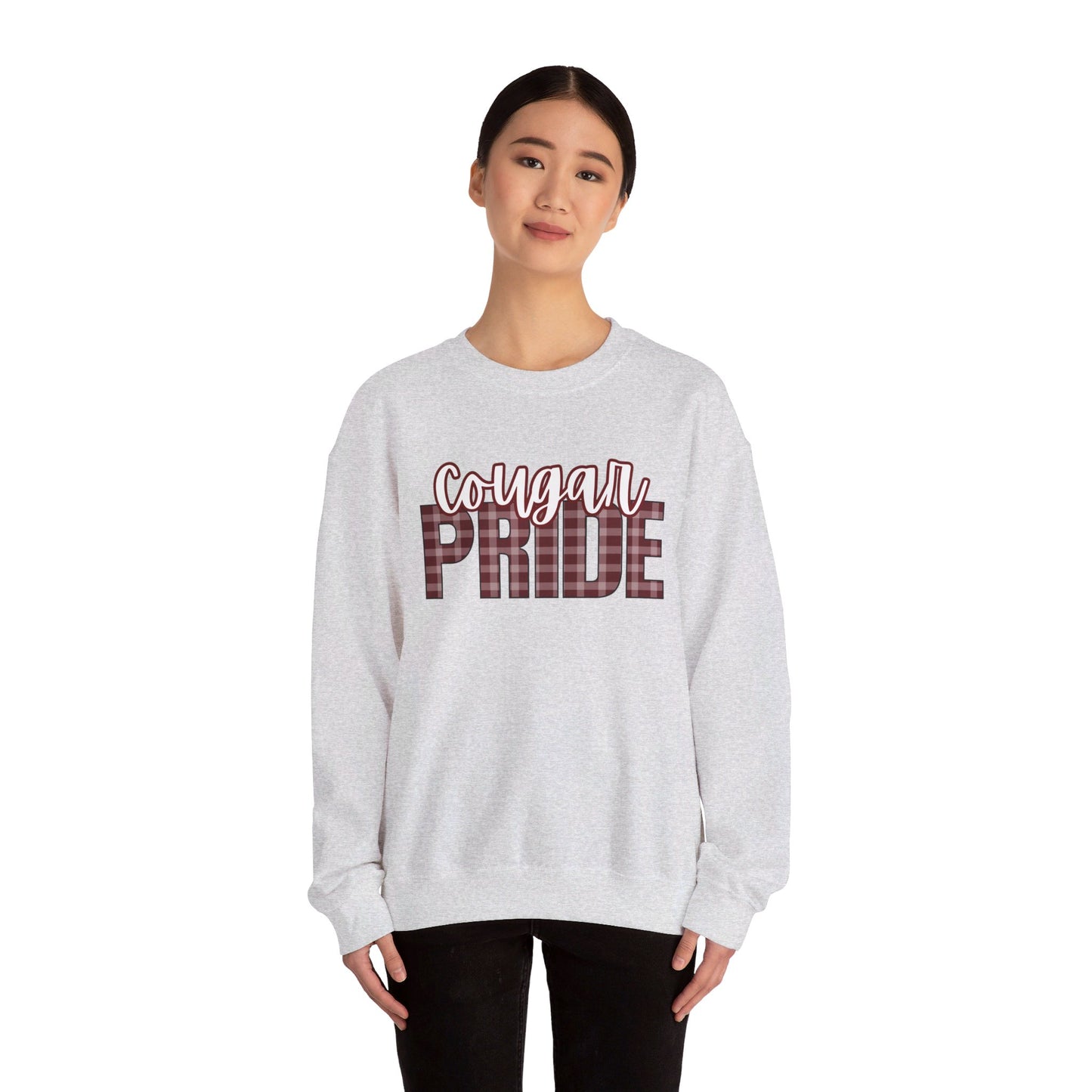 Cougar Pride Fall Plaid Sweater