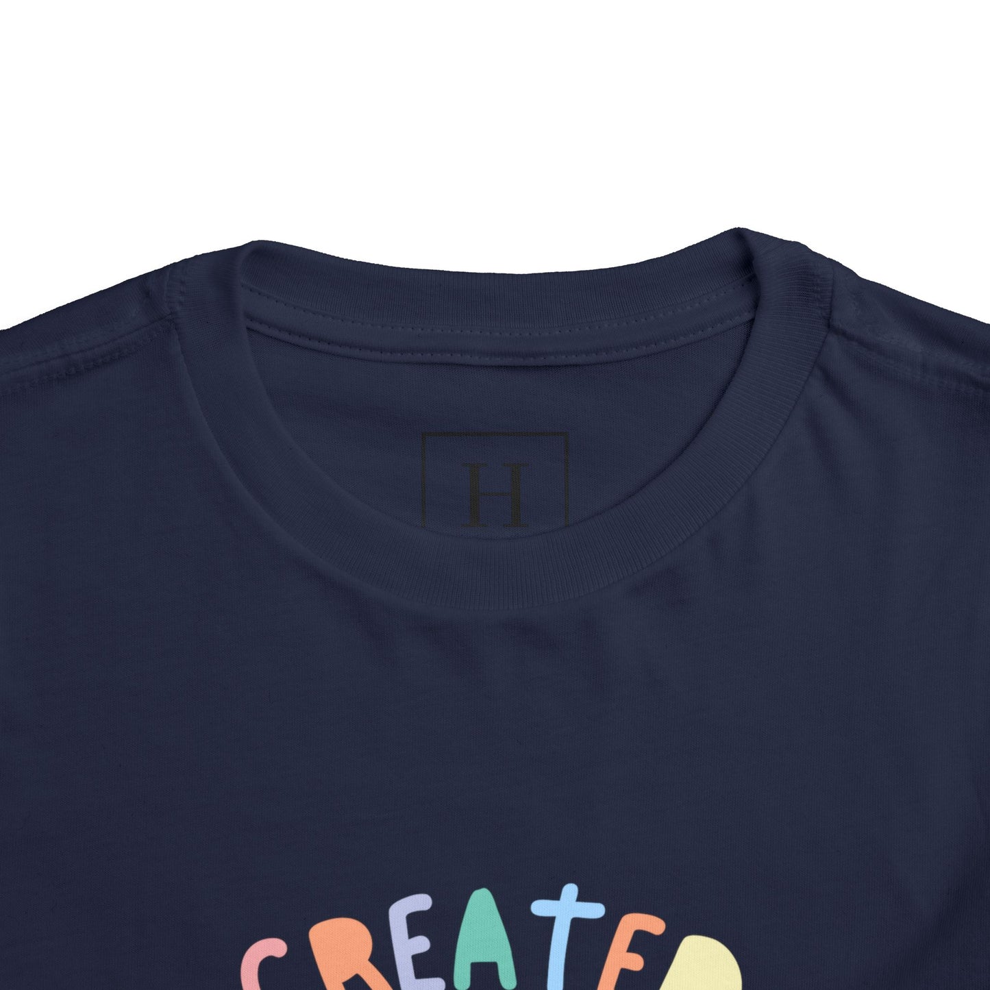 Toddler Created With A Purpose Christian Heavy Cotton Tee