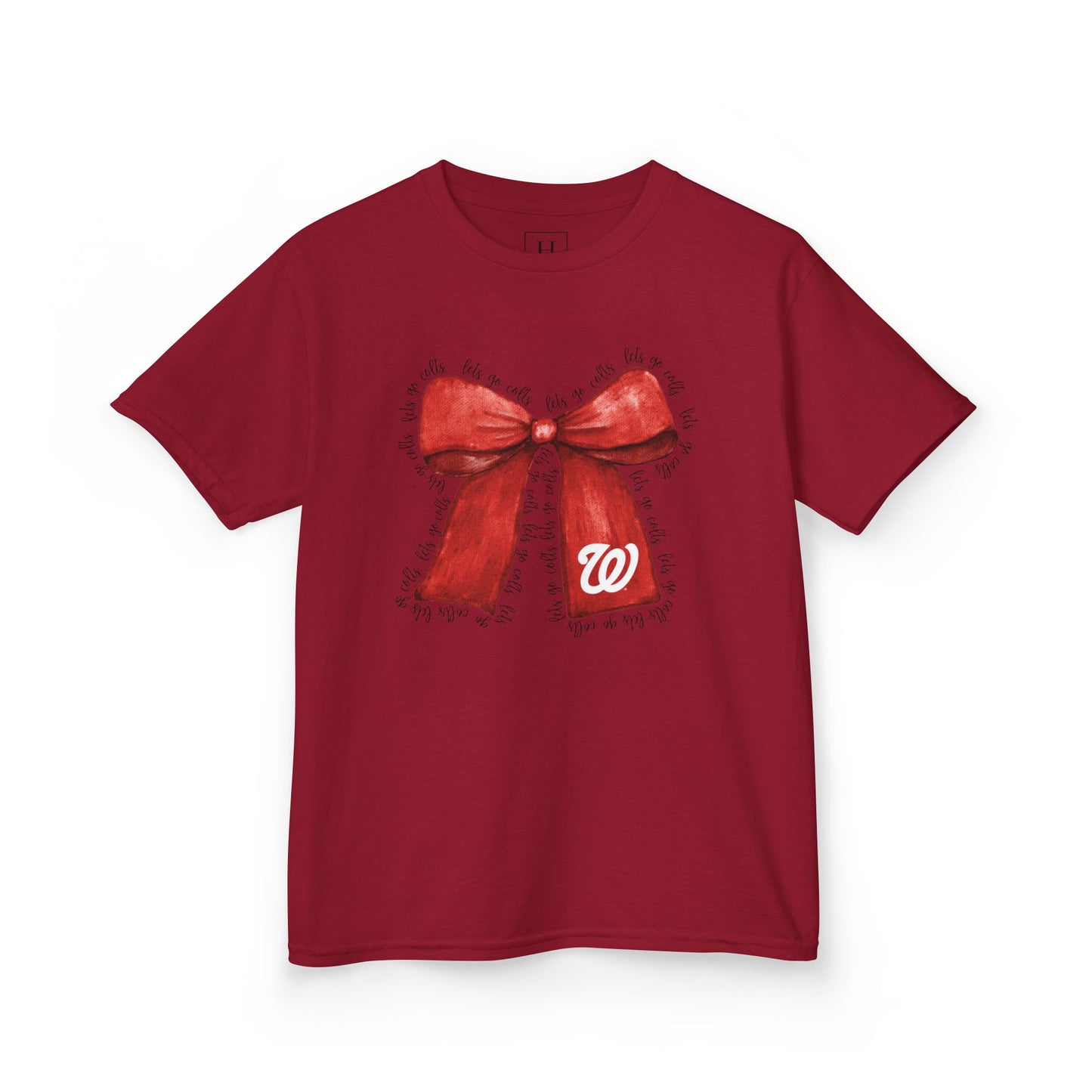 YOUTH - Let's Go Colts Bow - W Logo Unisex T-Shirt