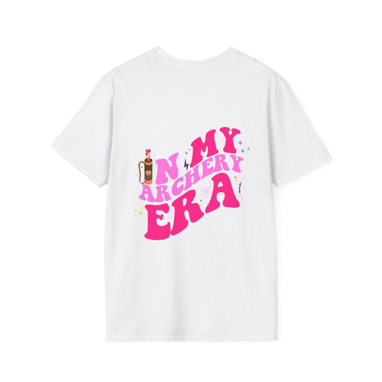 in my archery ERA pink tshirt