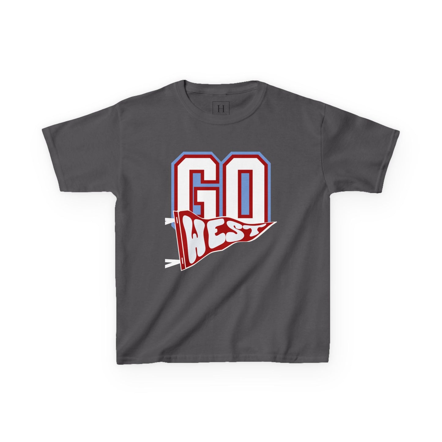 YOUTH -- GO WEST Pennant Flag - Unisex