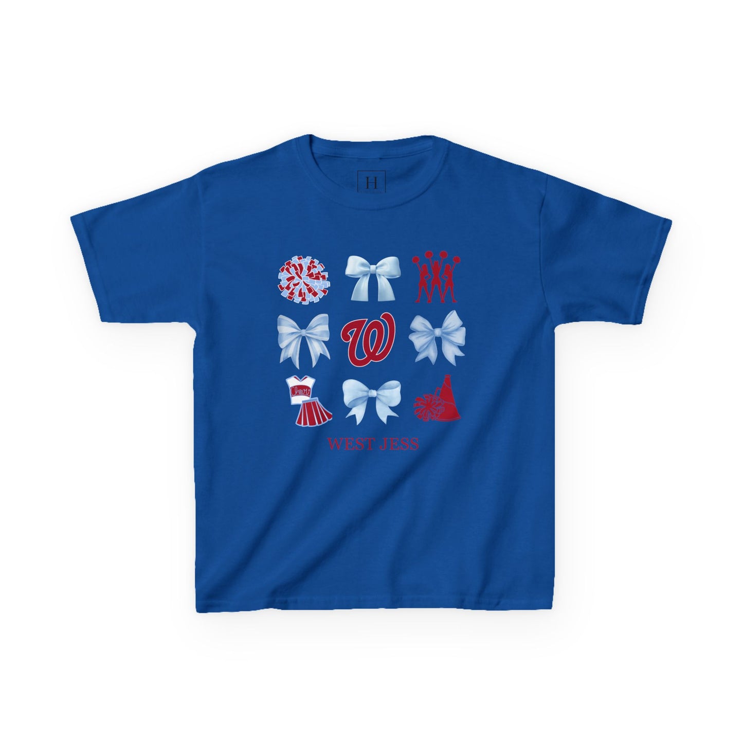 YOUTH - West Jessamine Cheerleading Coquette Bows