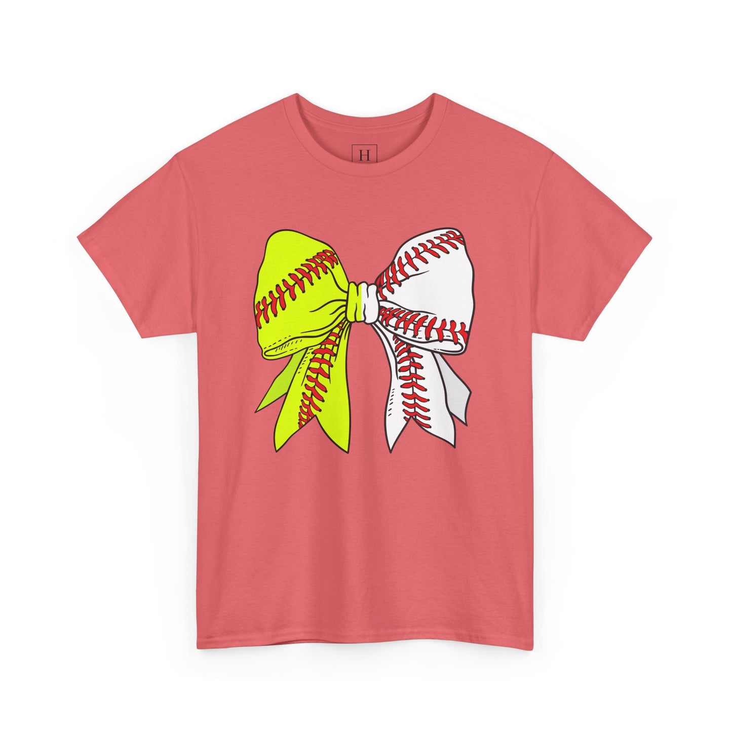 Softball Baseball Bow Unisex Tee - Sports Mama