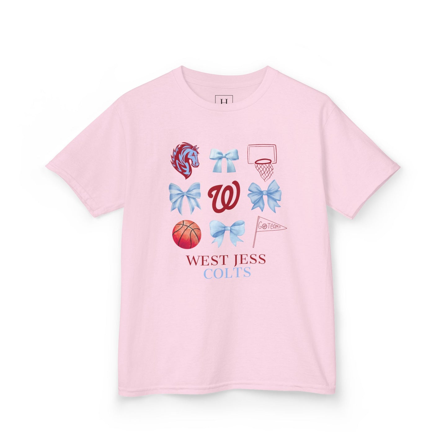 YOUTH --- West Jessamine Basketball Coquette Unisex Tee