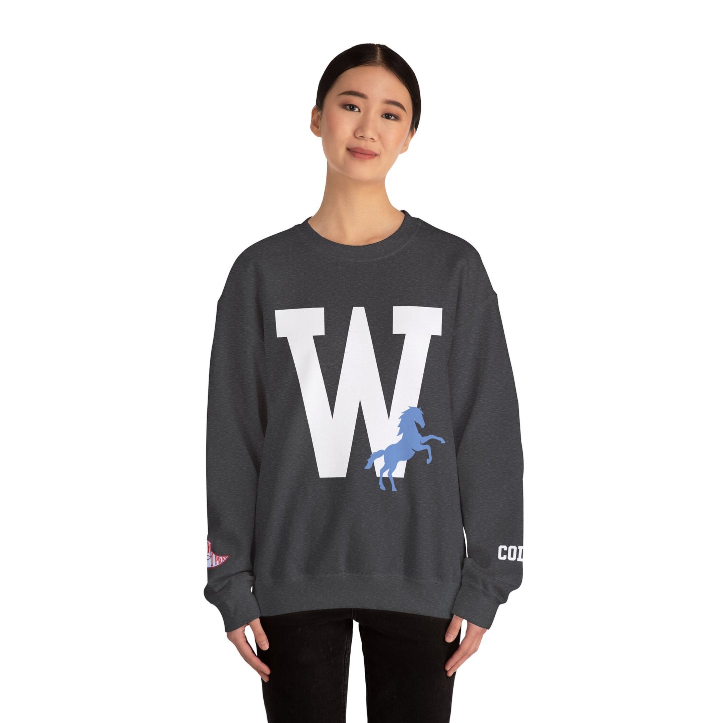 Crewneck Sweatshirt - W HORSE Colts Sweater West Jessamine