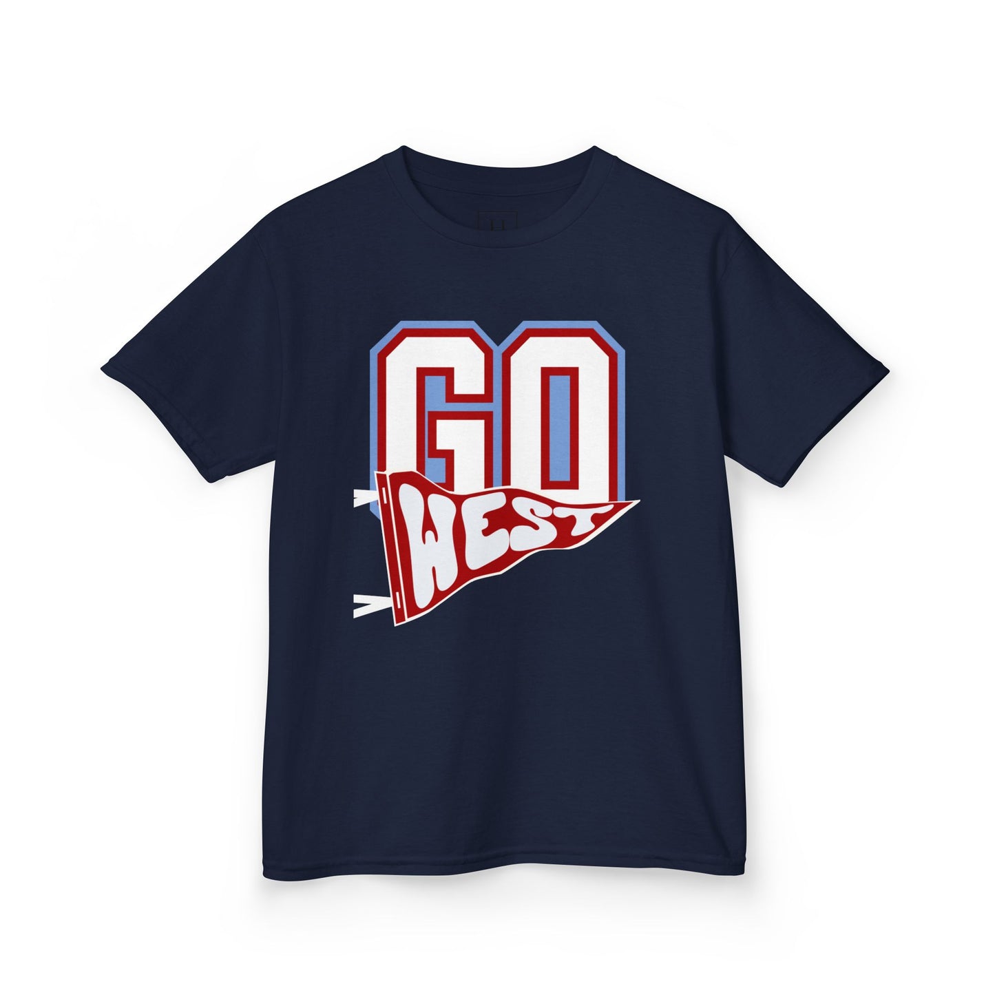 YOUTH -- GO WEST Pennant Flag - Unisex