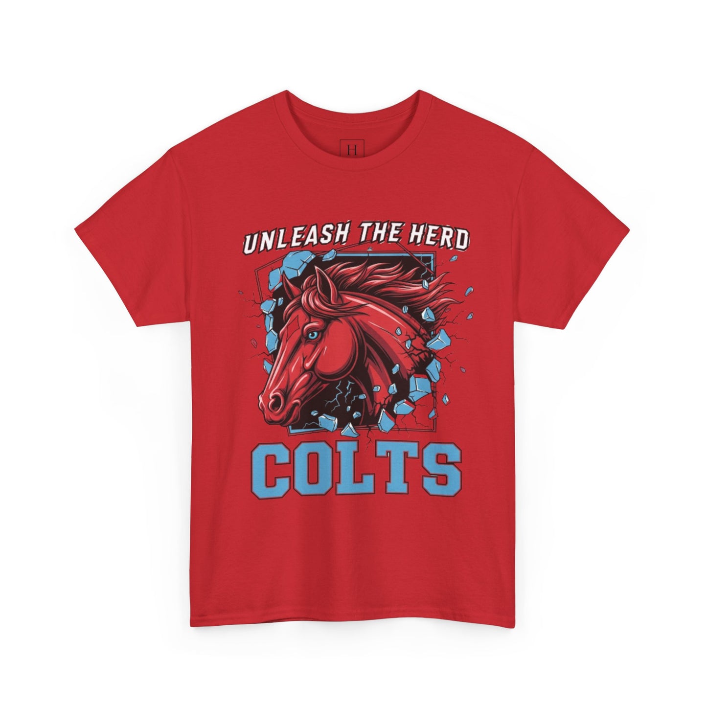 Vintage Horsehead Unisex Tee - Unleash the Herd Design