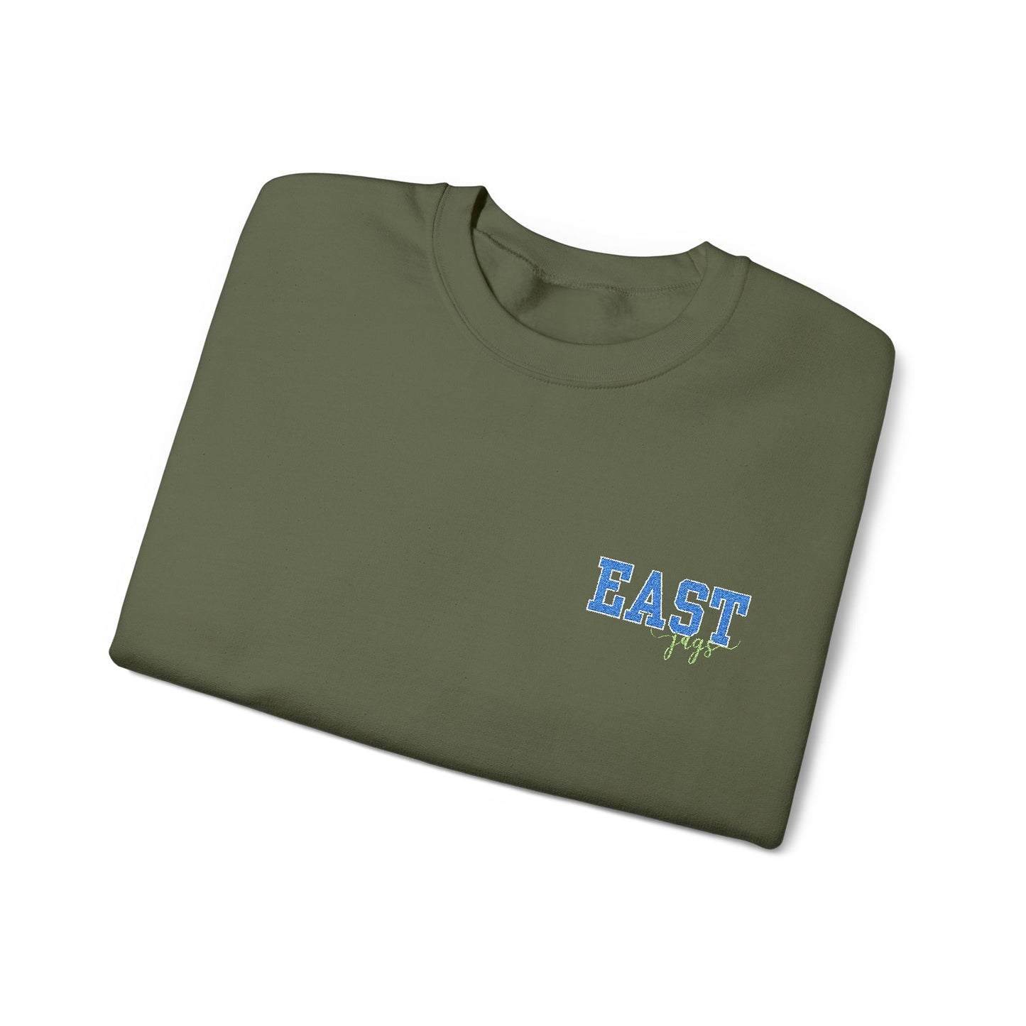 East Jessamine Jags Crewneck Sweatshirt | Unisex Pullover -- Embroidered