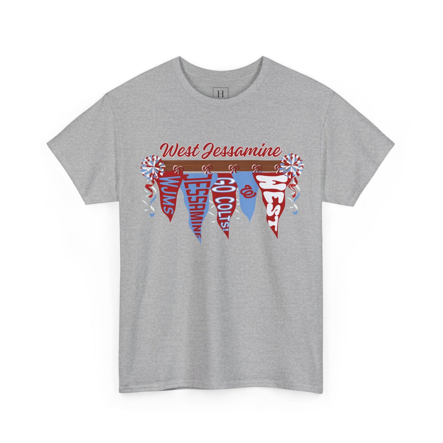 WJMS : West Jessamine Pennant Flags - Unisex Shirt
