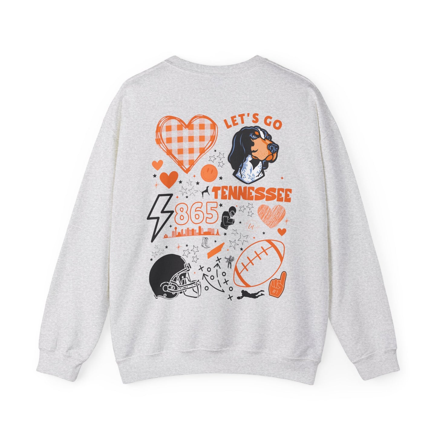 Tennessee (TN) Vols Sweater (Front & Back)