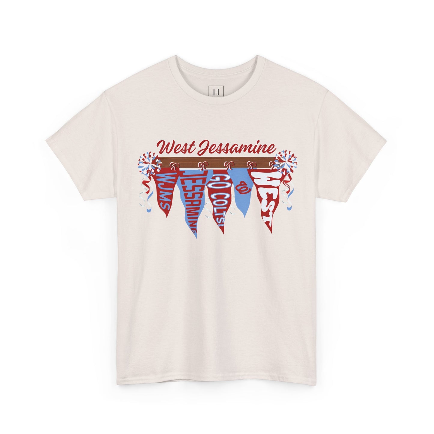 WJMS : West Jessamine Pennant Flags - Unisex Shirt