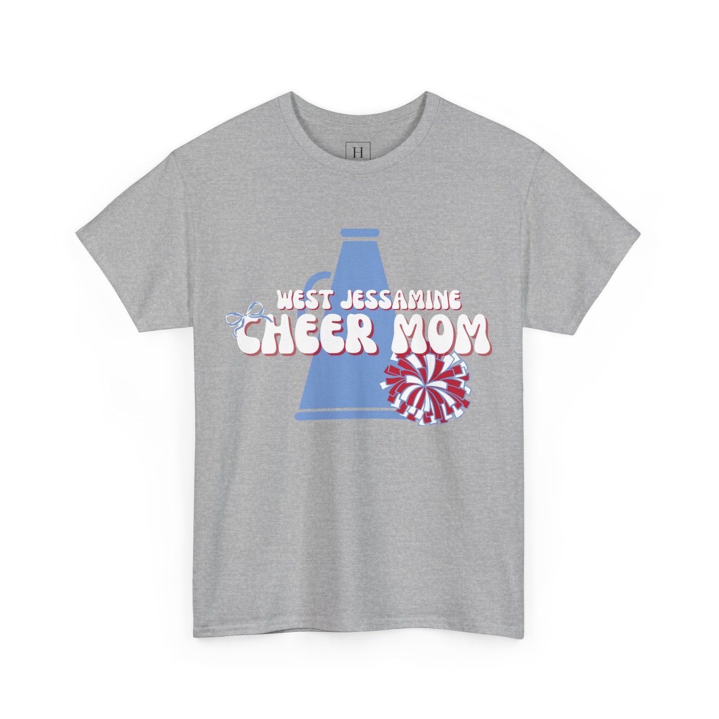 West Jessamine Cheer Mom Megaphone & Pom - Unisex Shirt