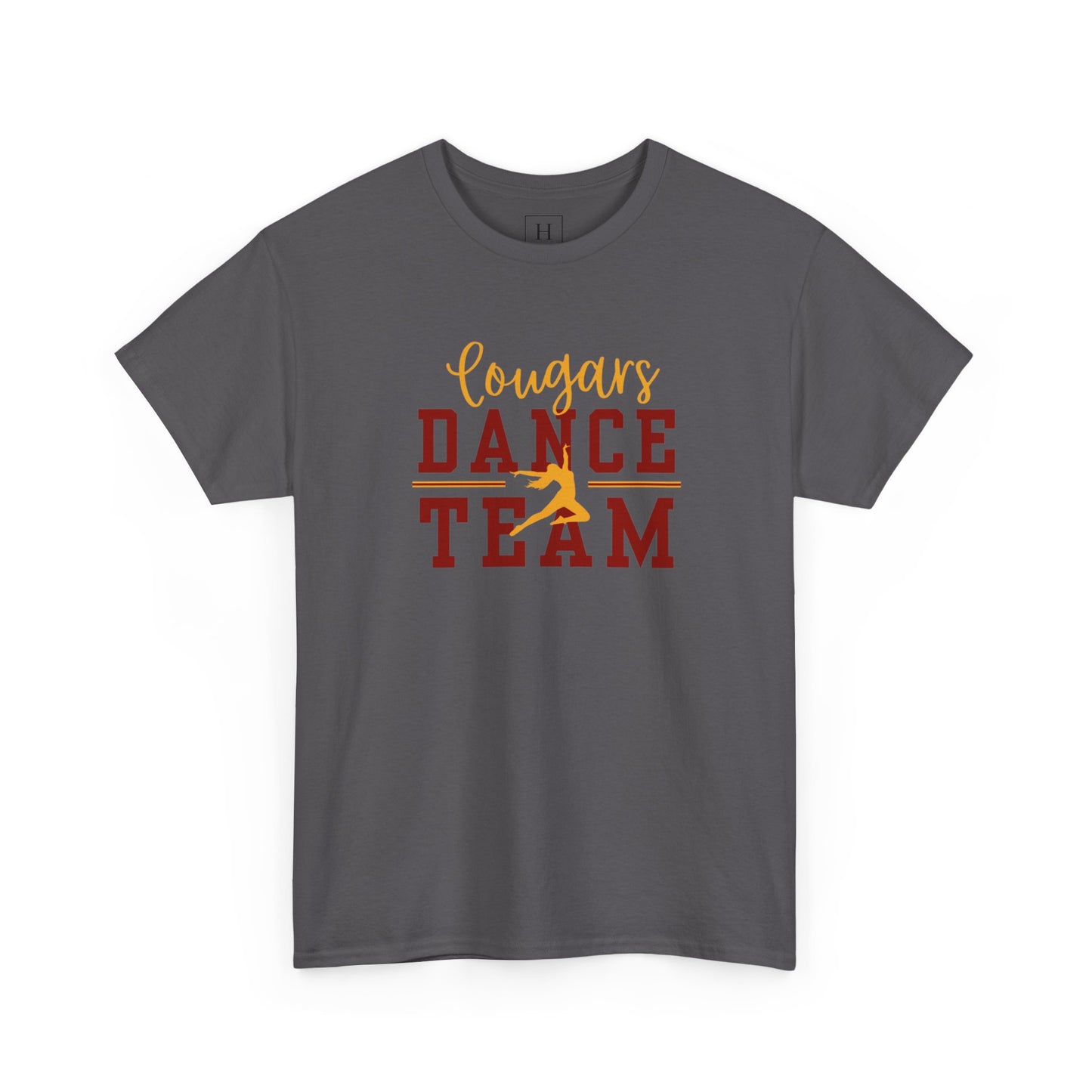 GMS Garrard Middle School Cougars Dance Team T-Shirt (Front Only)