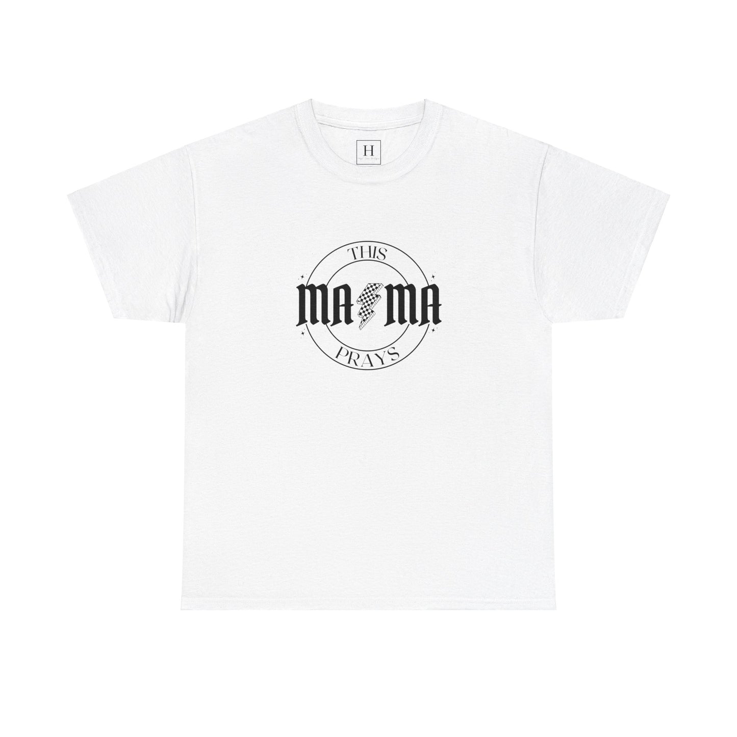 This Mama Prays Christian Short Sleeve Tee