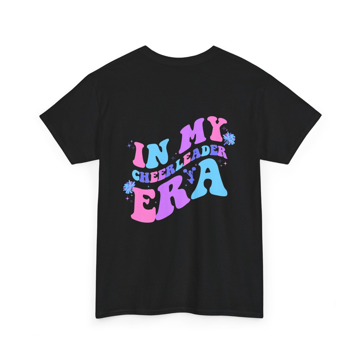 in my cheerleading era front and back cheer adult t-shirt