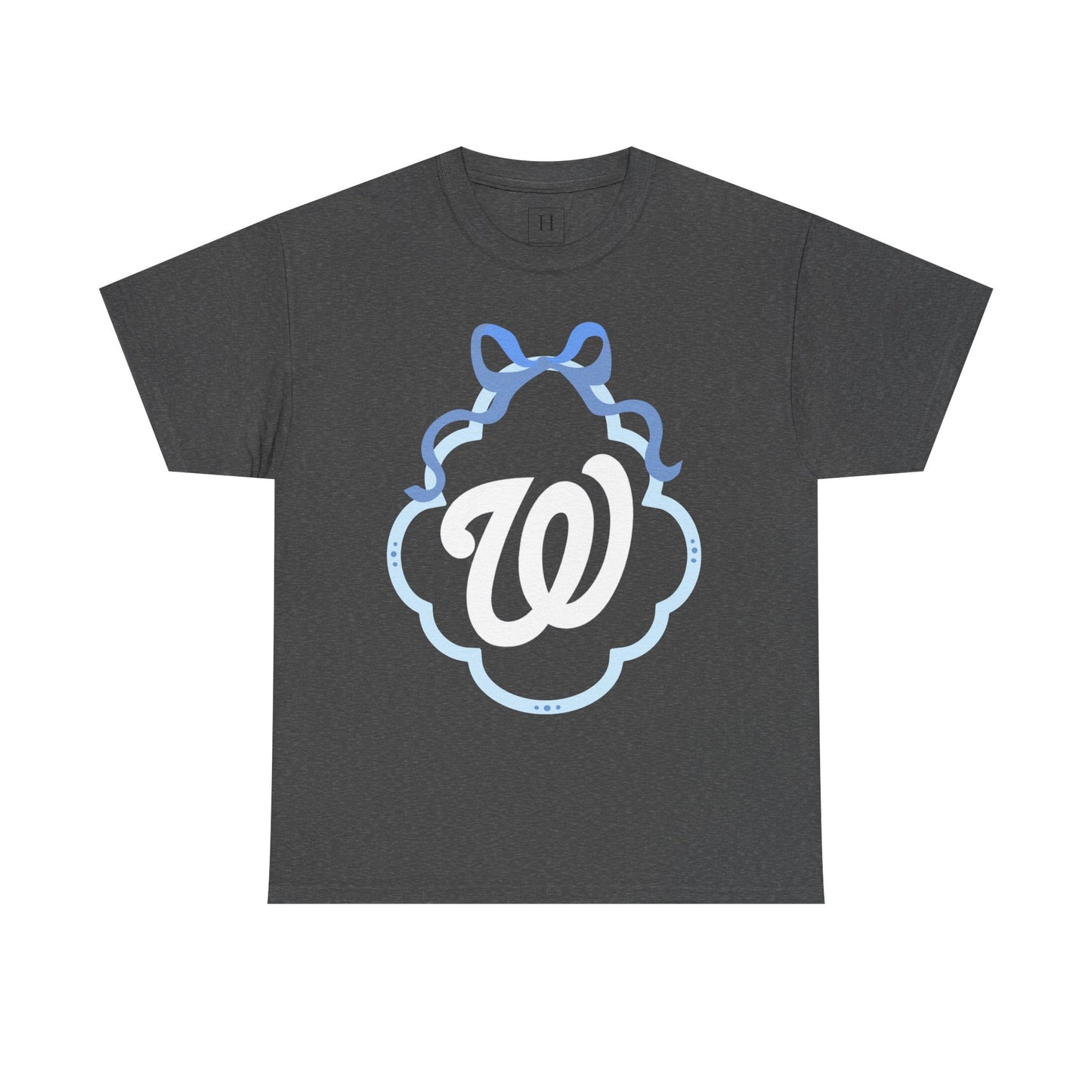 W COQUETTE BLUE BOW & BORDER
