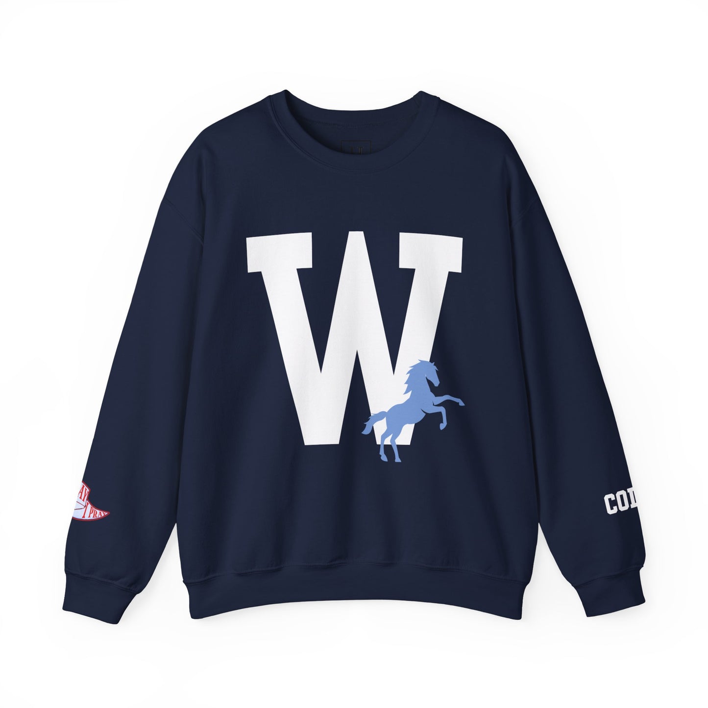 Crewneck Sweatshirt - W HORSE Colts Sweater West Jessamine