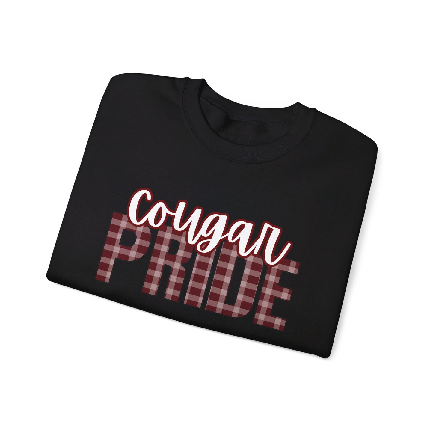 Cougar Pride Fall Plaid Sweater