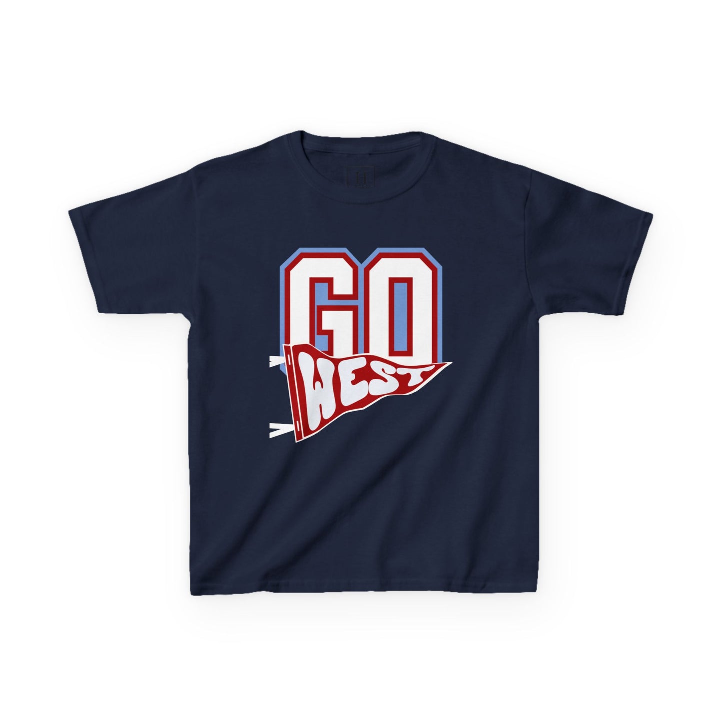 YOUTH -- GO WEST Pennant Flag - Unisex