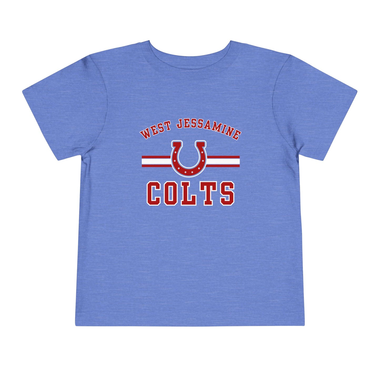 Toddler; West Jessamine Colts with Horseshoe- Unisex T-shirt