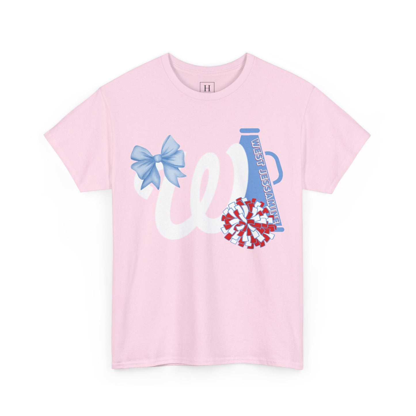 West Jessamine Cheer Bow & Poms - Unisex Shirt