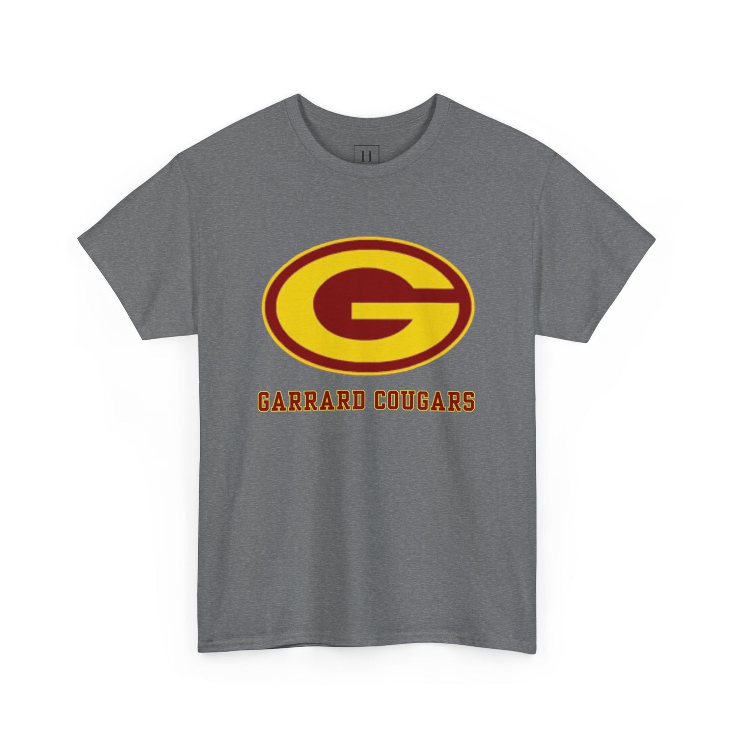 Gold (G) Garrard Middle Cougars T-Shirt (Front Only)