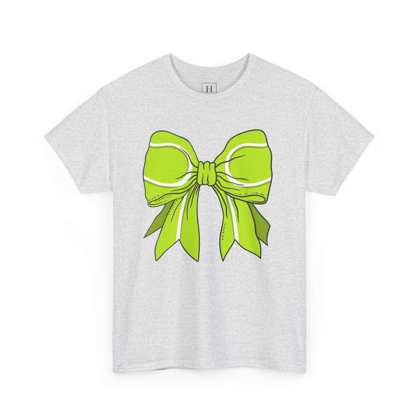 Tennis Sport Bow Tee - Unisex Heavy Cotton
